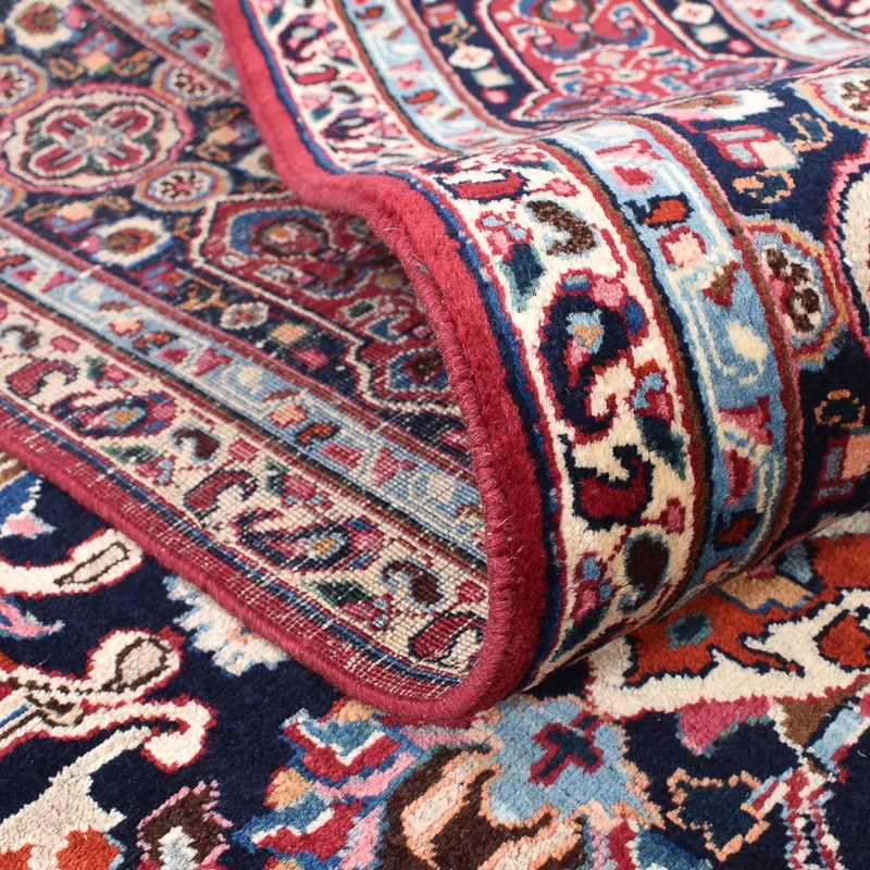 Maschad Teppich 200x293cm - Perserteppich - dunkelrot