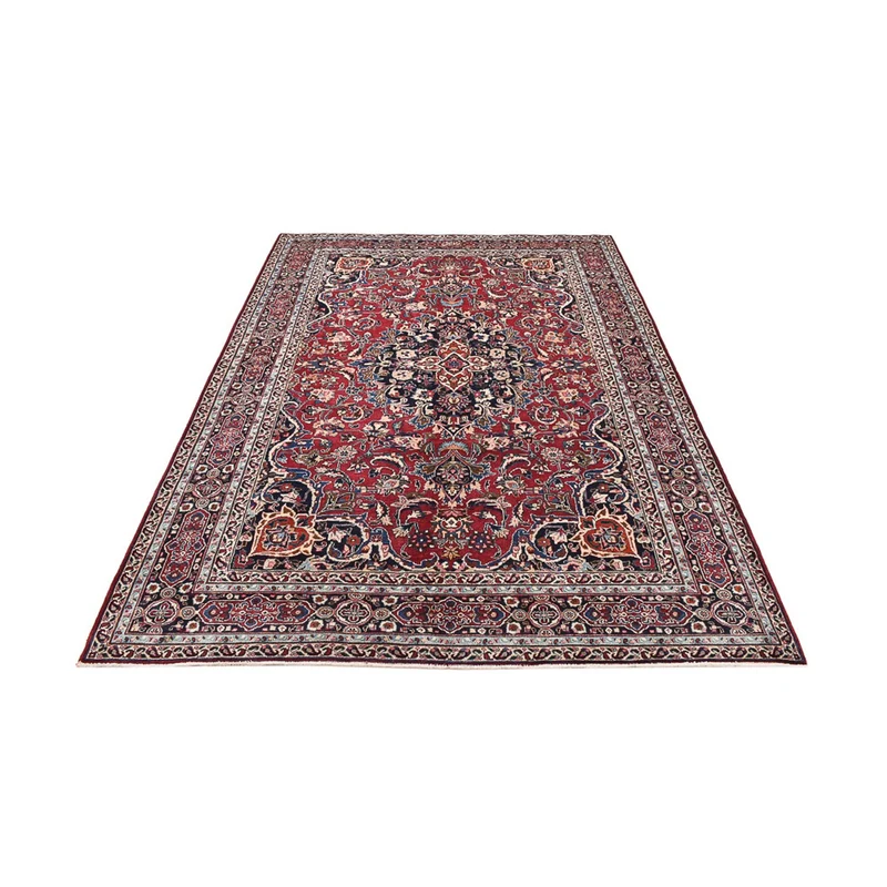 Maschad Teppich 200x293cm - Perserteppich - dunkelrot