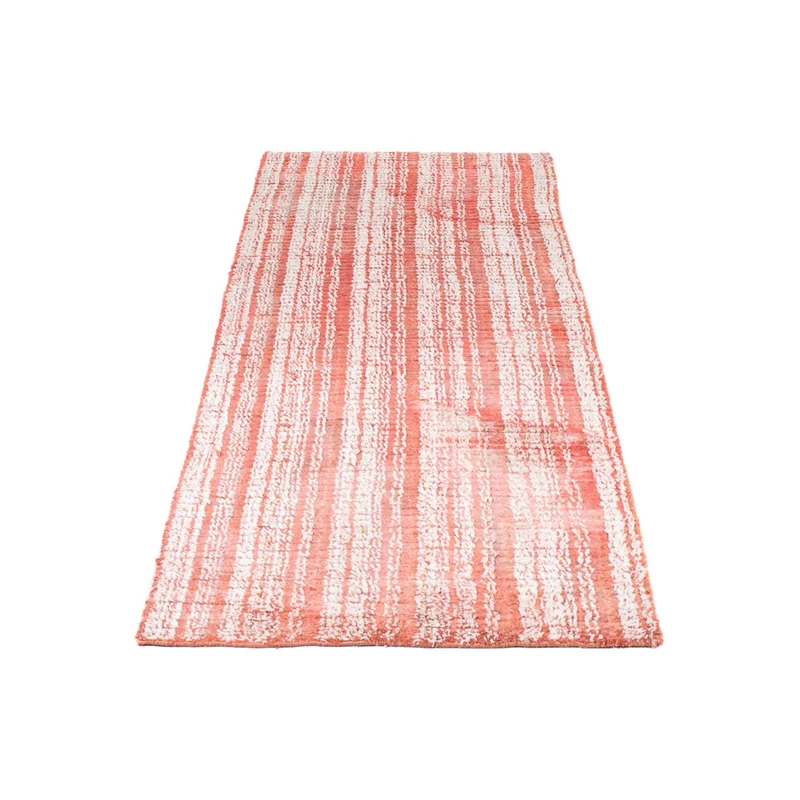 Viskose Teppich 70x222cm - hellrot