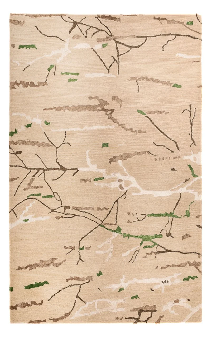 Designer Teppich 152x242cm - beige