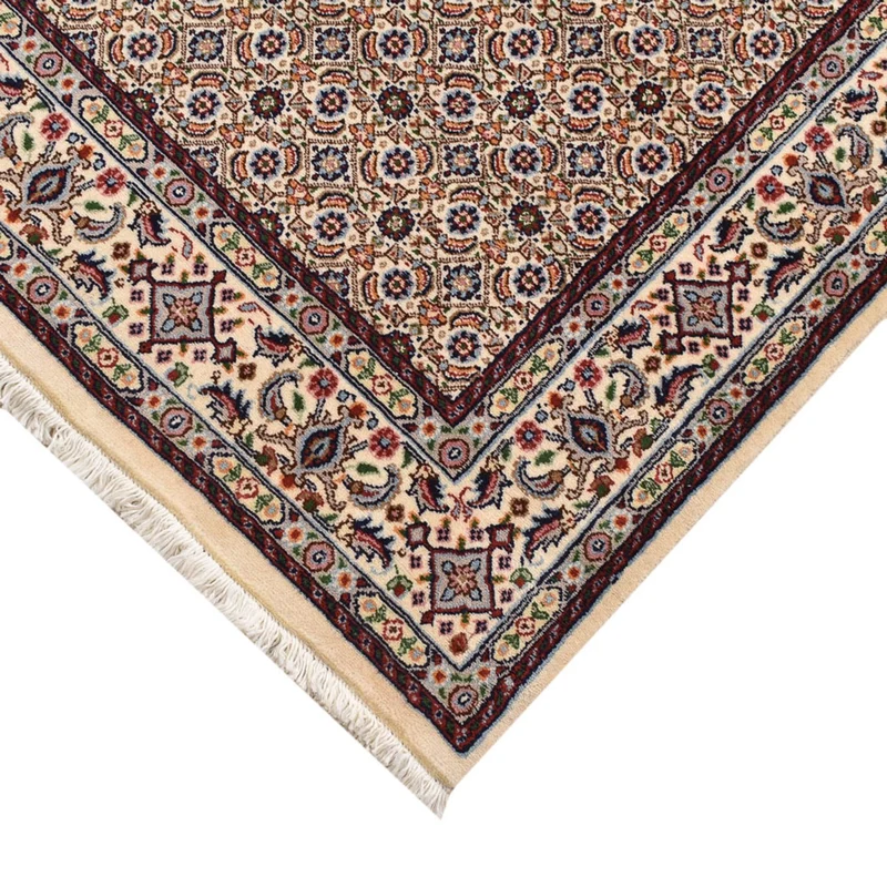 Moud Teppich 99x146cm - Perserteppich - hellbraun