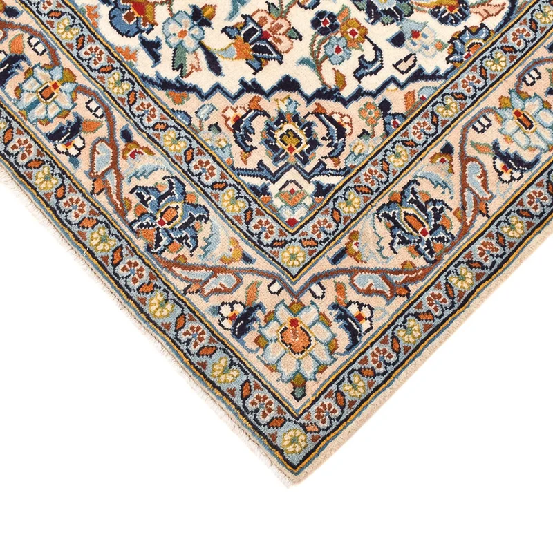 Perserteppich - Keshan - 96 x 141 cm - hellbeige