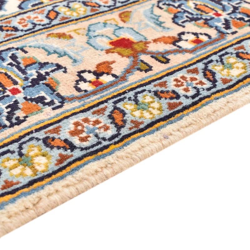 Perserteppich - Keshan - 96 x 141 cm - hellbeige