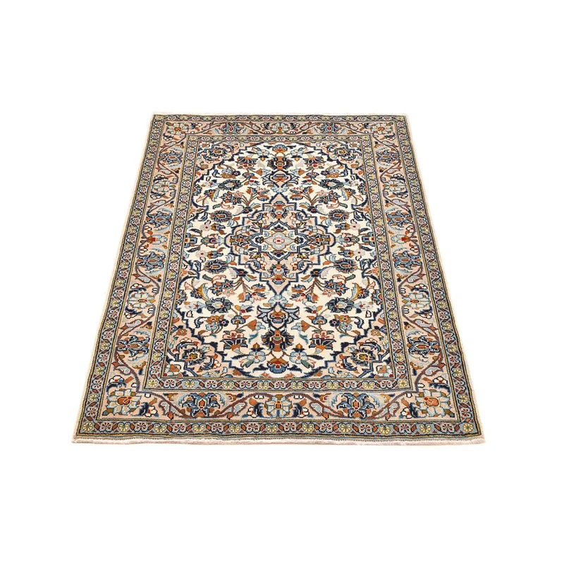 Perserteppich - Keshan - 96 x 141 cm - hellbeige