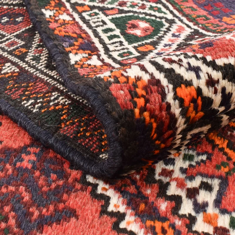 Perserteppich - Nomadic - 118 x 205 cm - dunkelrot