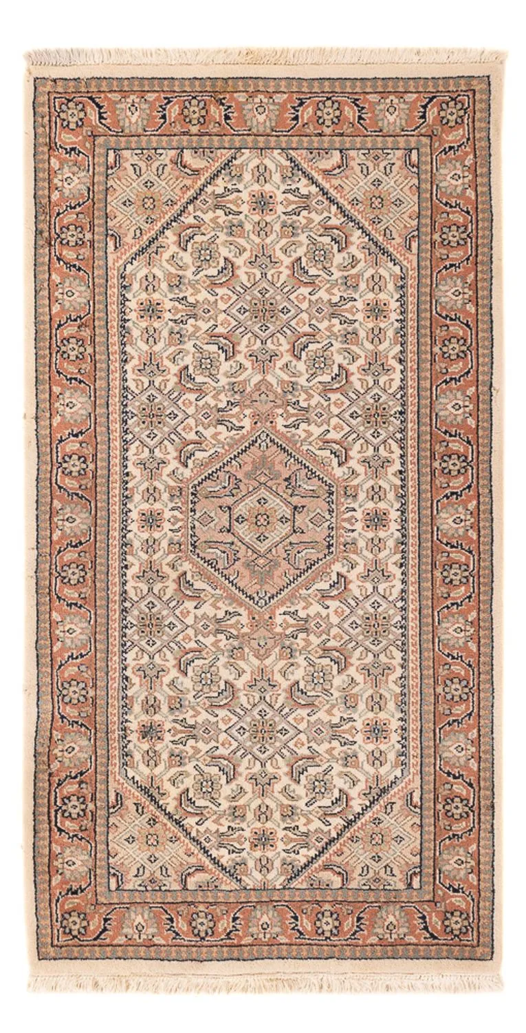 Indo Bidjar Teppich 70x140cm - Orientteppich - dunkelbeige