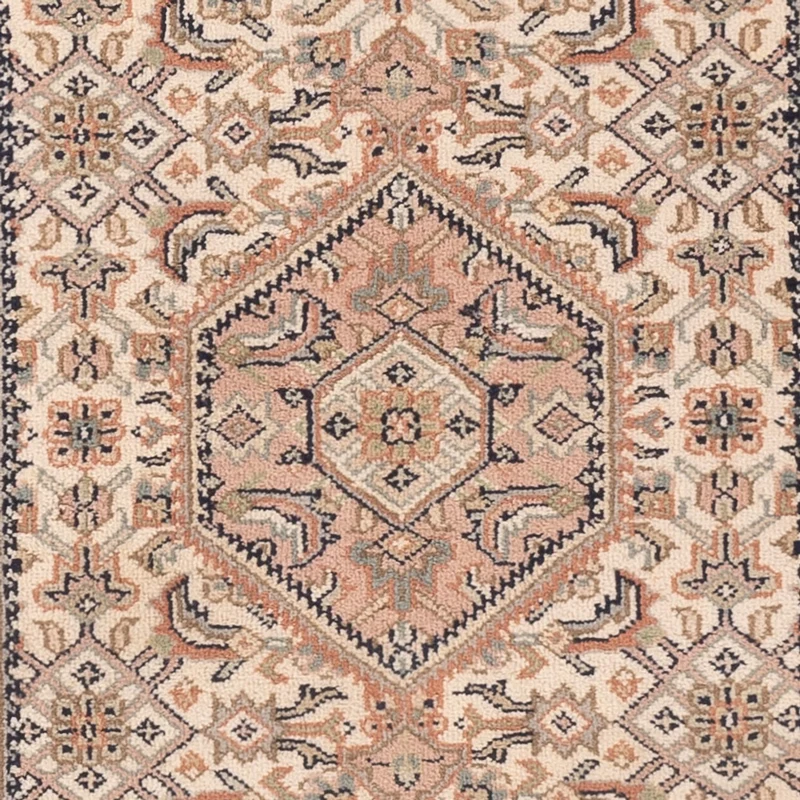 Indo Bidjar Teppich 70x140cm - Orientteppich - dunkelbeige