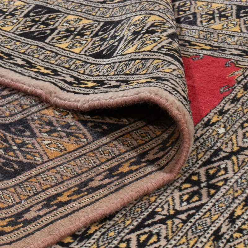 Pakistan Teppich 82x124cm - Orientteppich - rot