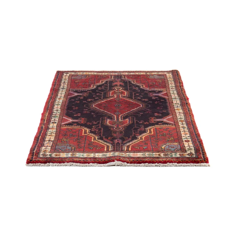 Nahavand Teppich 77x197cm - Perserteppich - dunkelrot