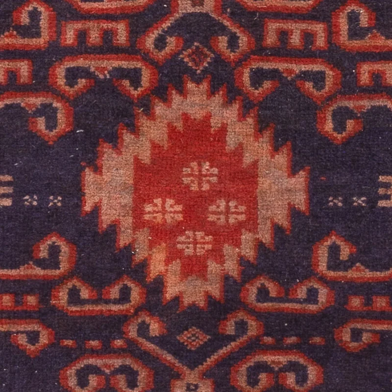 Belutsch Teppich - 60 x 120 cm - bordeauxrot