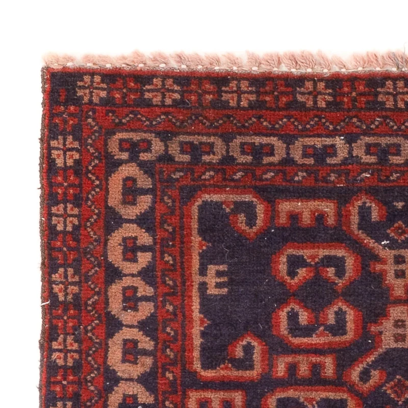Belutsch Teppich - 60 x 120 cm - bordeauxrot