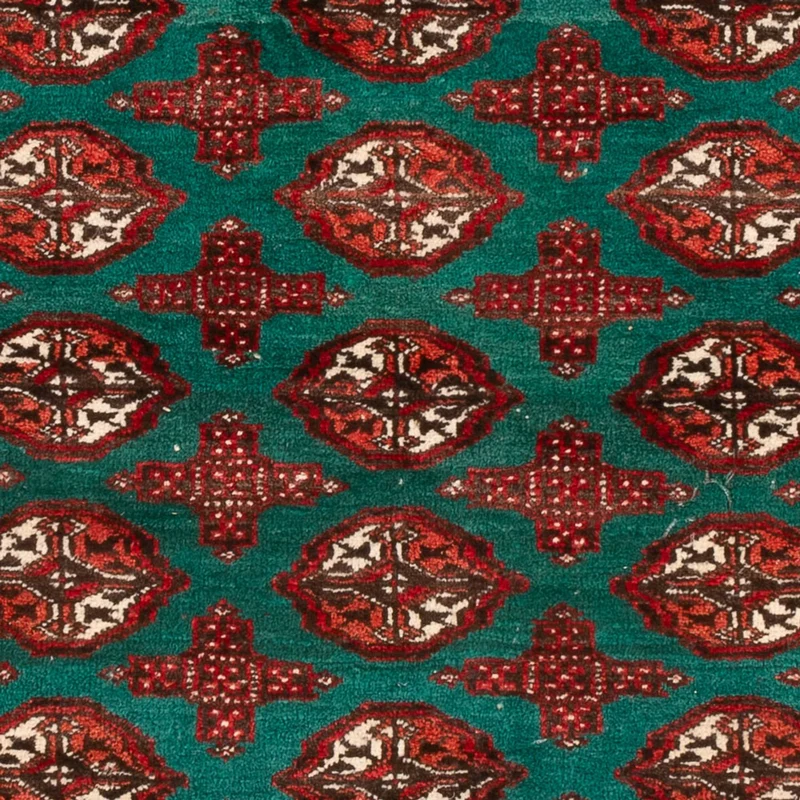 Turkaman Teppich 95x117cm - Orientteppich - mehrfarbig