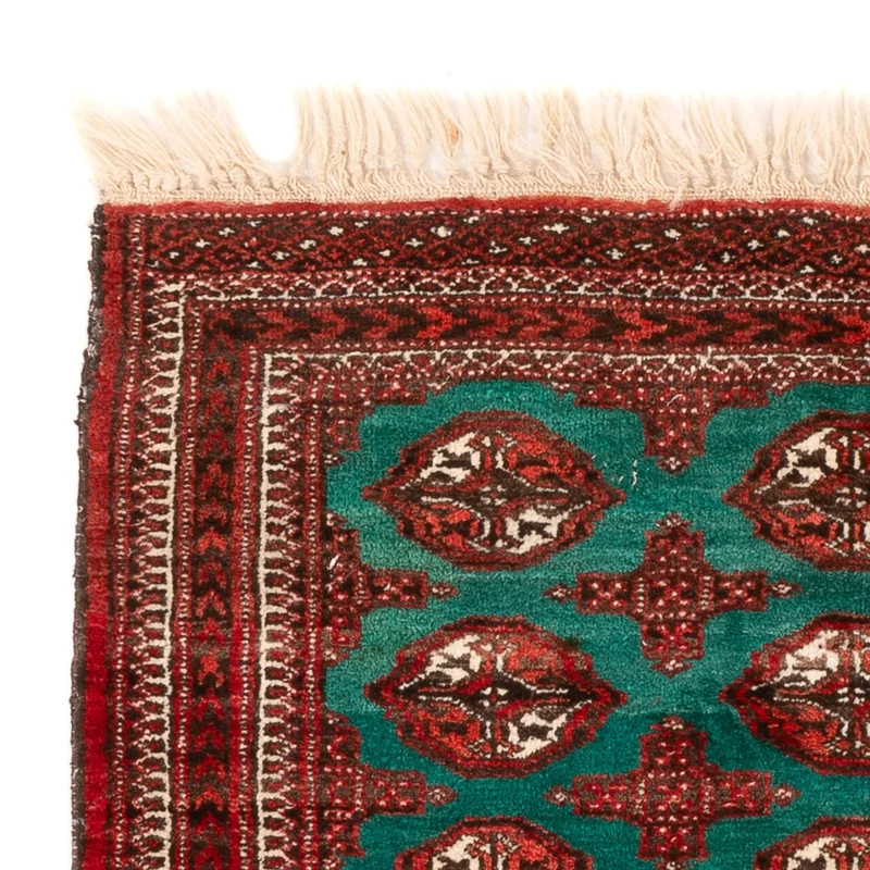 Turkaman Teppich 95x117cm - Orientteppich - mehrfarbig