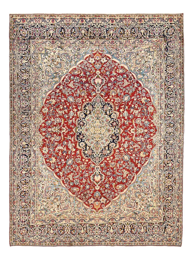 Rafsanjan Teppich 250x330cm - Perserteppich - rot