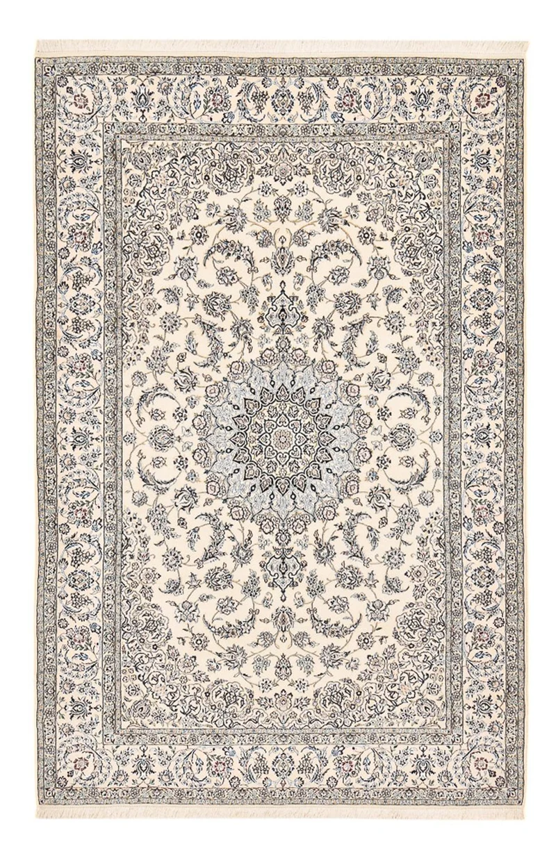 Nain - 9La Teppich 209x312cm - Perserteppich - weiß