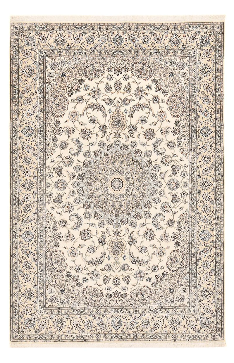 Nain - 9La Teppich 207x307cm - Perserteppich - weiß