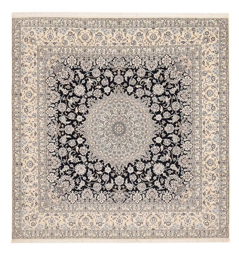 Nain - 9La Teppich 305x310cm - Perserteppich - dunkelblau