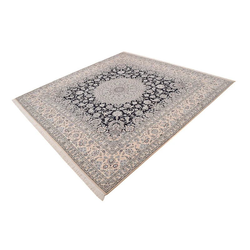 Nain - 9La Teppich 305x310cm - Perserteppich - dunkelblau