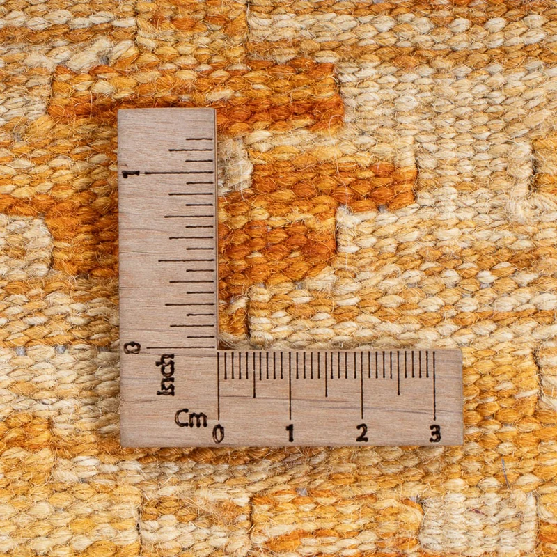 Kelim Modern Teppich 177x247cm - senfgelb