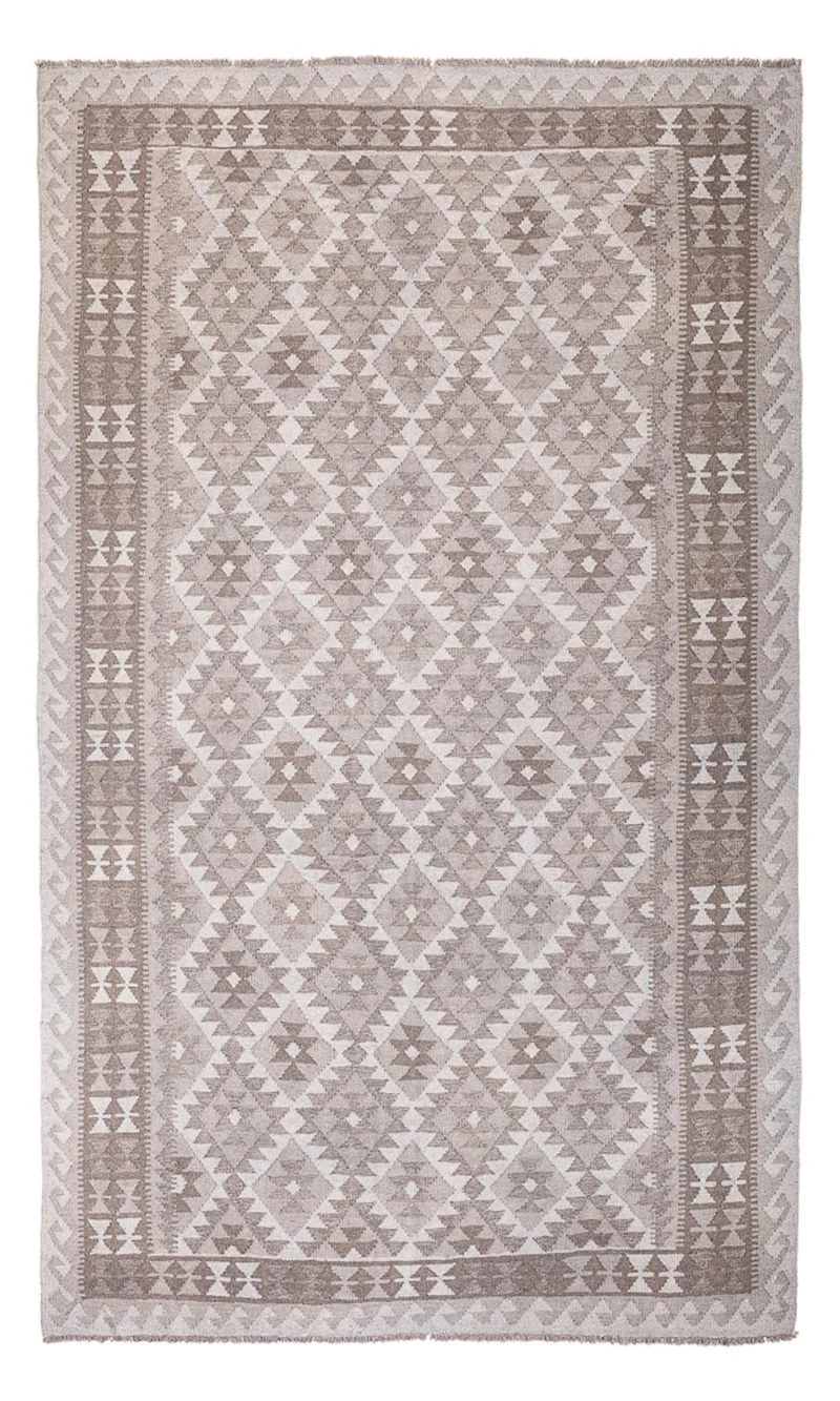 Kelim Modern Teppich 186x296cm - grau
