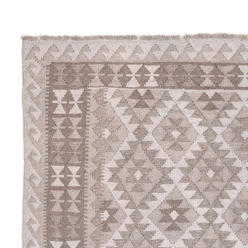 Kelim Modern Teppich 186x296cm - grau
