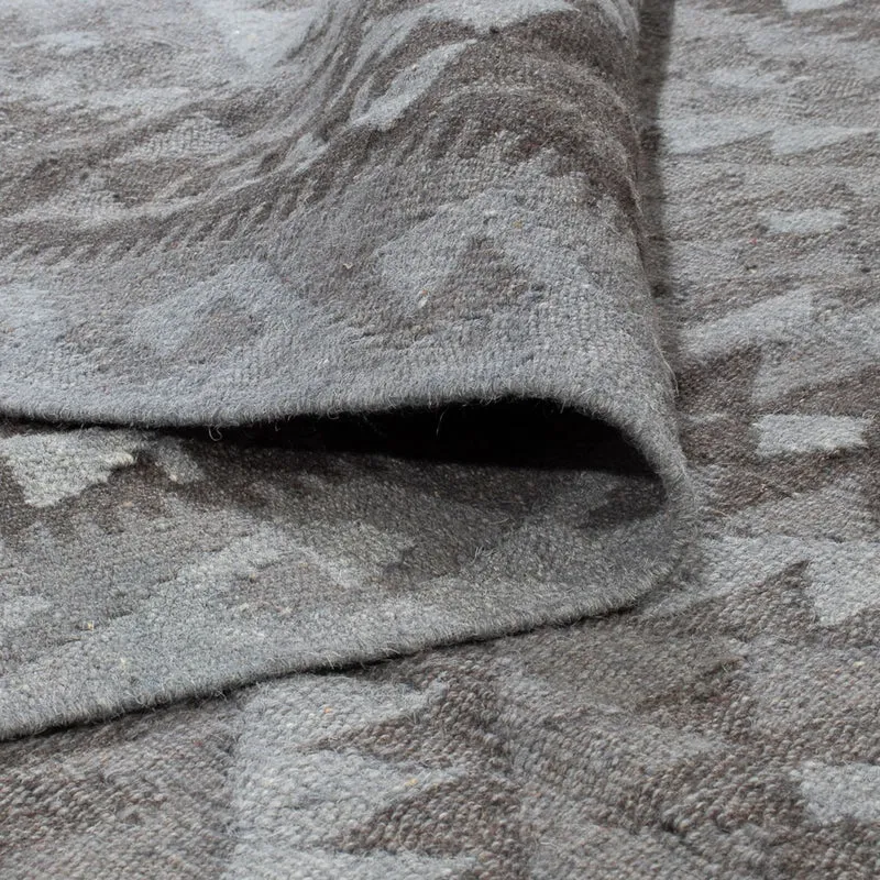 Kelim Modern Teppich 186x296cm - grau