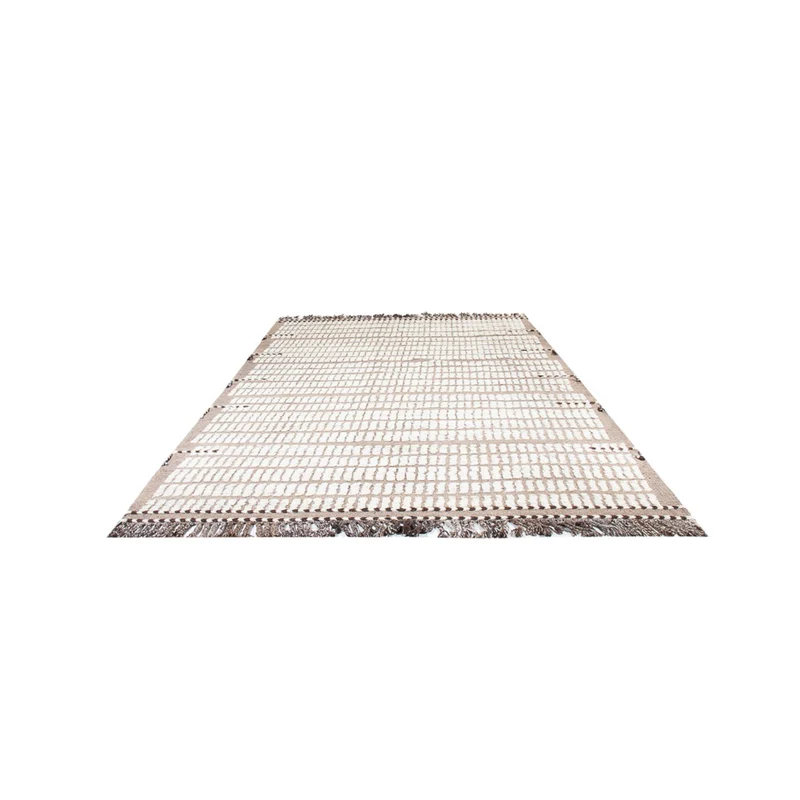 Berber Teppich 215x289cm - Wollteppich - hellbeige