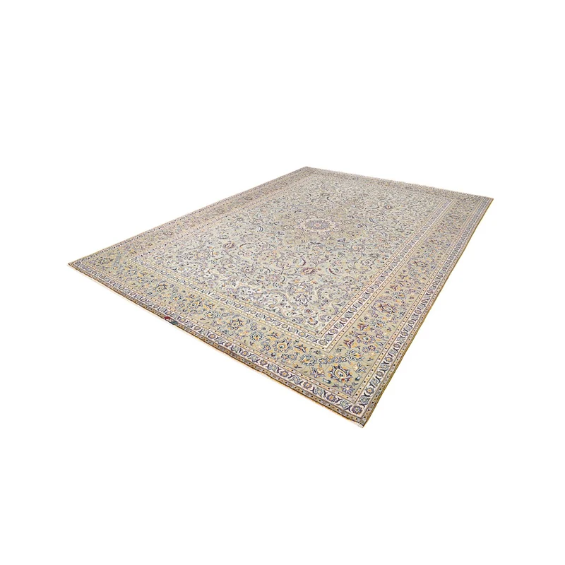 Perserteppich - Keshan - 301 x 423 cm - sand
