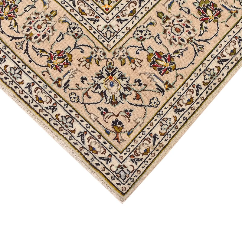 Perserteppich - Keshan - 197 x 290 cm - dunkelbeige