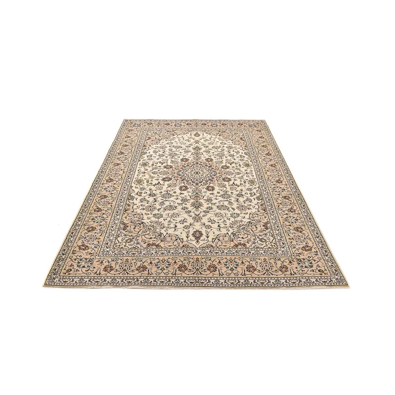 Perserteppich - Keshan - 197 x 290 cm - dunkelbeige