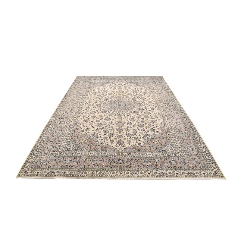 Perserteppich - Keshan - 245 x 355 cm - dunkelbeige
