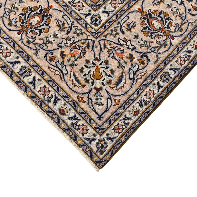 Keshan Teppich 245x360cm - Perserteppich - dunkelbeige