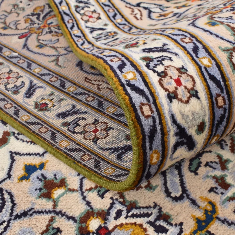 Keshan Teppich 245x360cm - Perserteppich - dunkelbeige