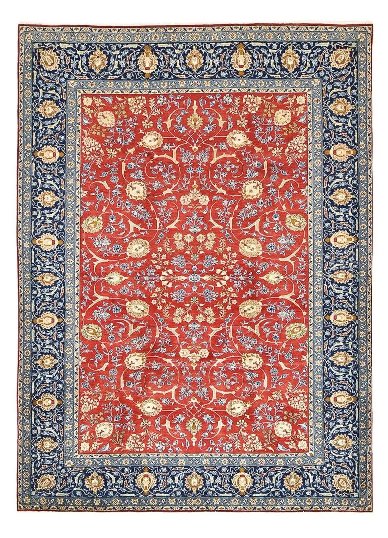 Yazd Teppich 252x355cm - Perserteppich - rot