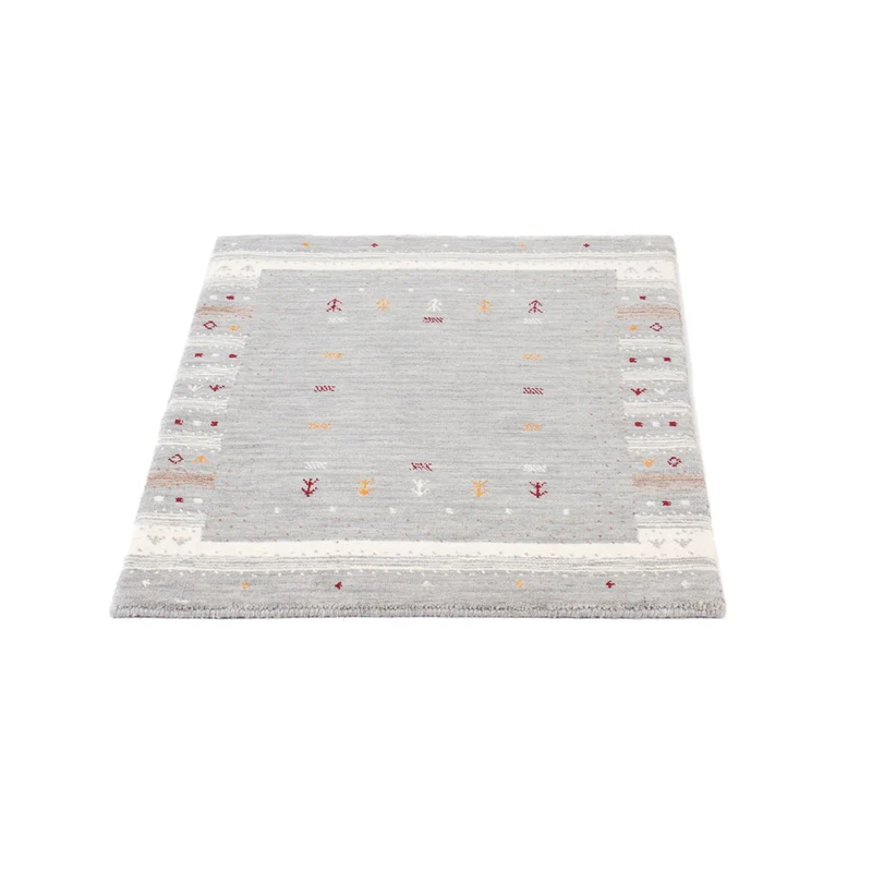 Loribaft Loom Teppich 60x90cm - Wollteppich - dunkelbeige