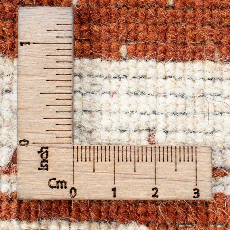Loribaft Loom Teppich 60x90cm - Wollteppich - terrakotta
