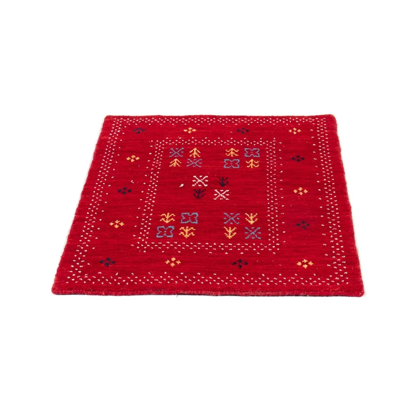 Gabbeh Teppich - Loribaft Softy - 60 x 90 cm - rot