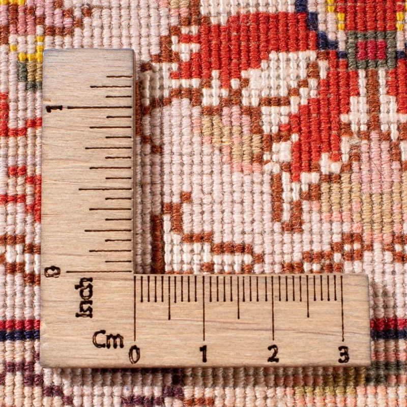 Täbriz - 50 Raj Teppich 150x200cm - Perserteppich - lachs
