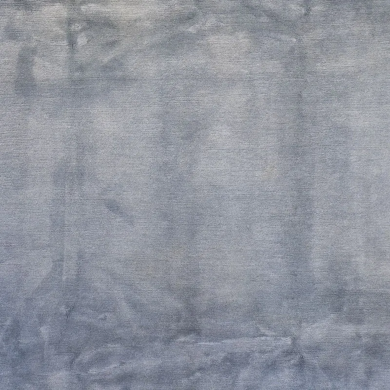 Nepal Teppich 240x350cm - Wollteppich - hellblau