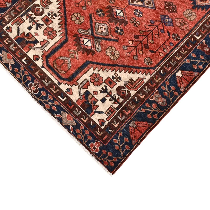 Bidjar - Zanjan Teppich 98x300cm - Perserteppich - rot