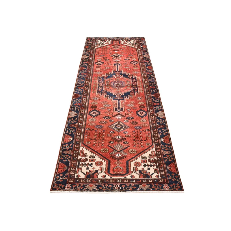 Bidjar - Zanjan Teppich 98x300cm - Perserteppich - rot
