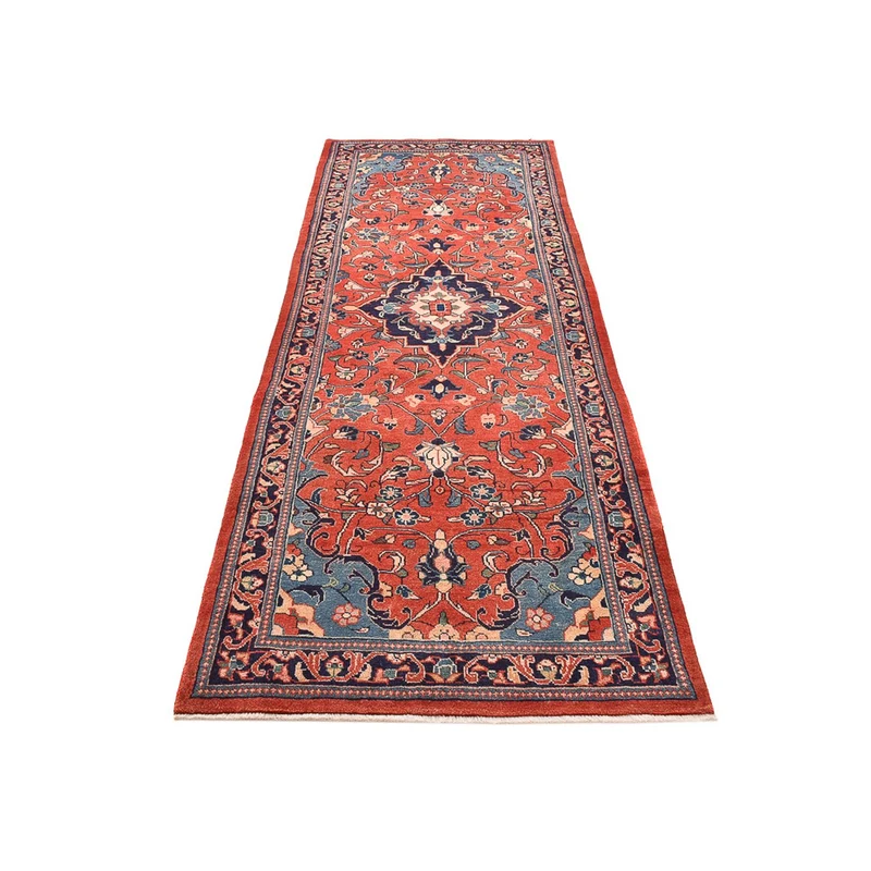 Mahal Teppich 105x310cm - Perserteppich - hellrot