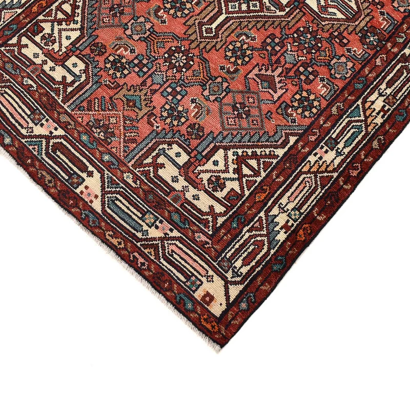 Hamadan Teppich 100x277cm - Perserteppich - hellrot
