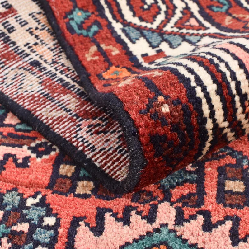Hamadan Teppich 100x277cm - Perserteppich - hellrot