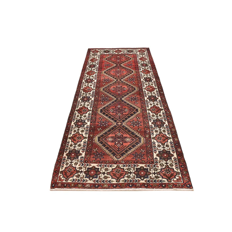 Hamadan Teppich 112x325cm - Perserteppich - mehrfarbig