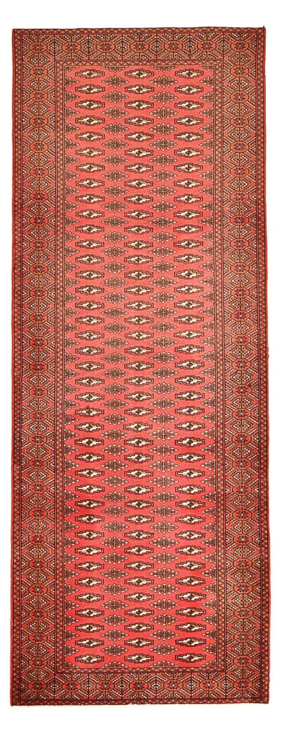 Turkaman Teppich 102x276cm - Orientteppich - rot