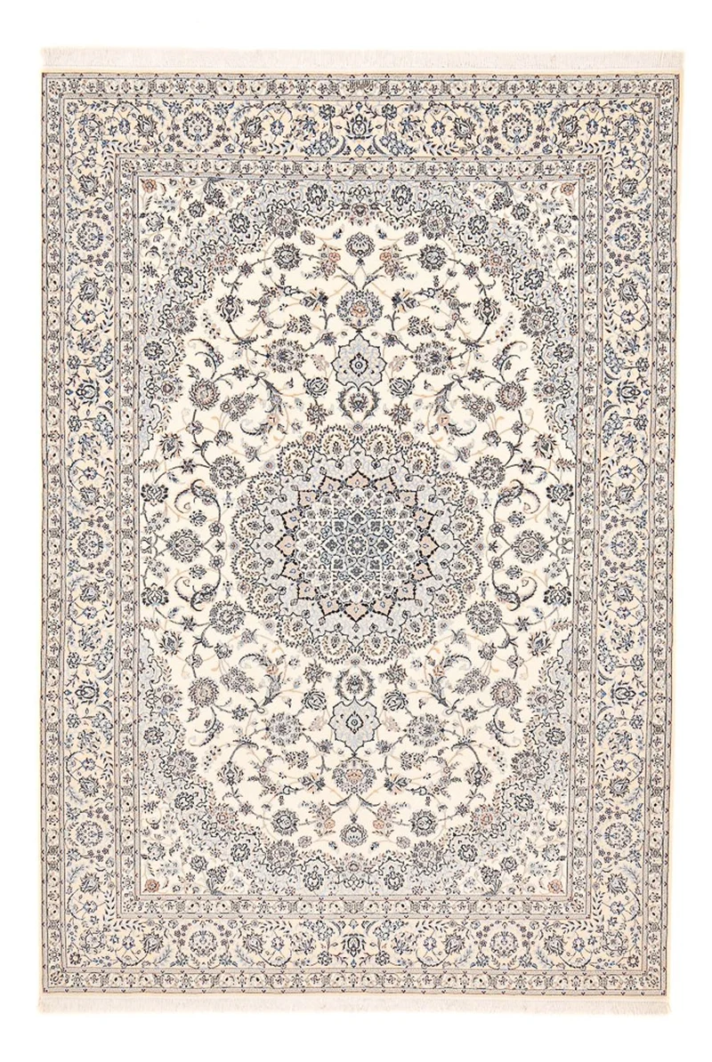 Nain - 6La Teppich 255x368cm - Perserteppich - weiß