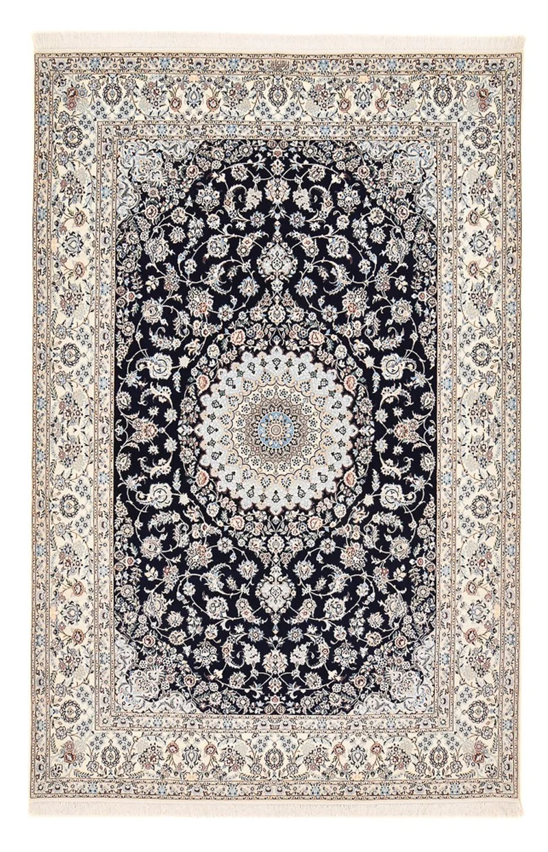 Nain - 6La Teppich 213x313cm - Perserteppich - dunkelblau