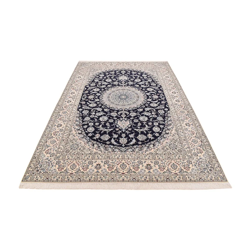 Perserteppich - Nain - Premium - 212 x 317 cm - dunkelblau