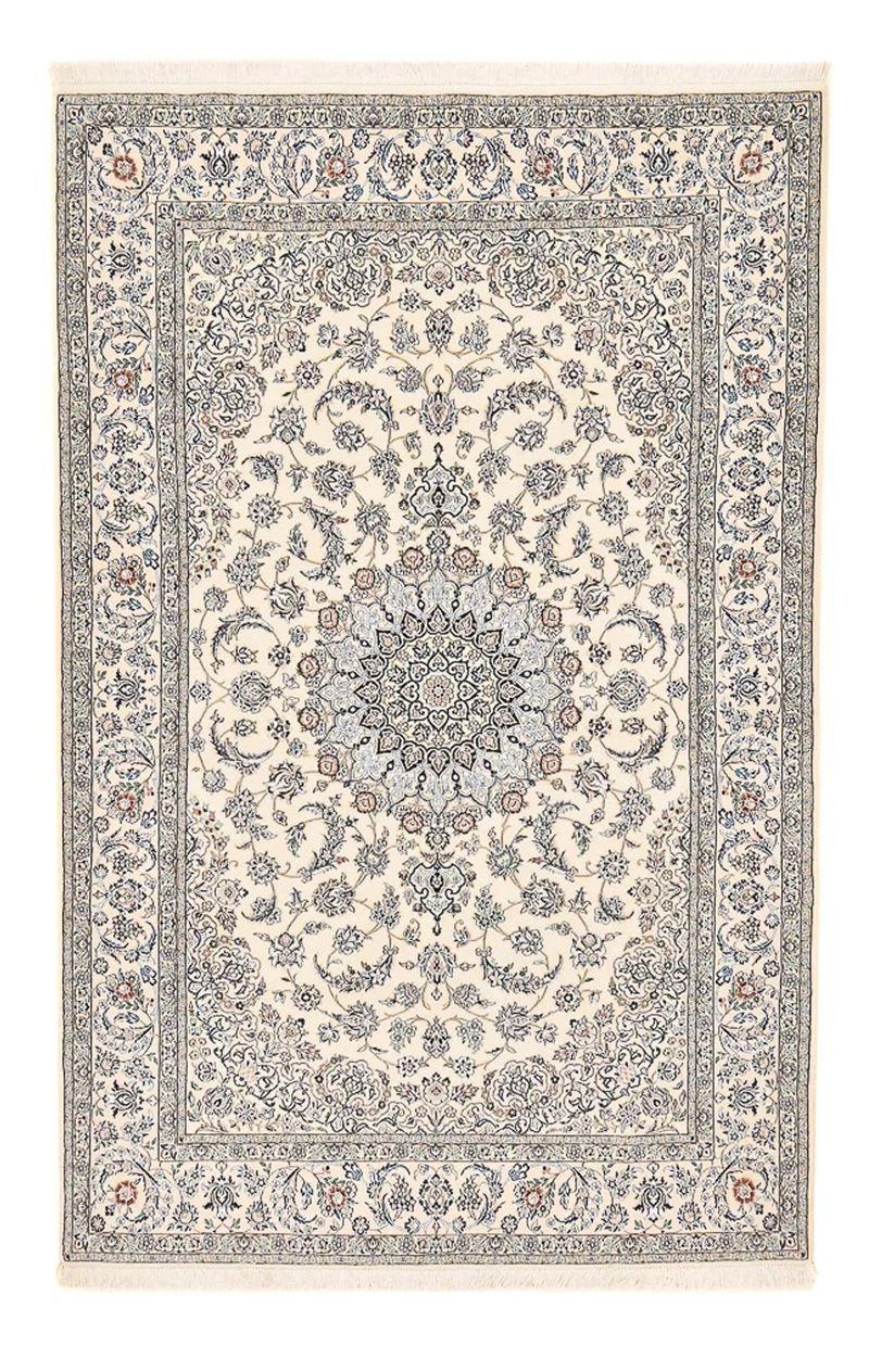 Nain - 9La Teppich 200x305cm - Perserteppich - weiß